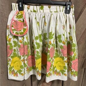 Apron Handmade Vintage Floral
